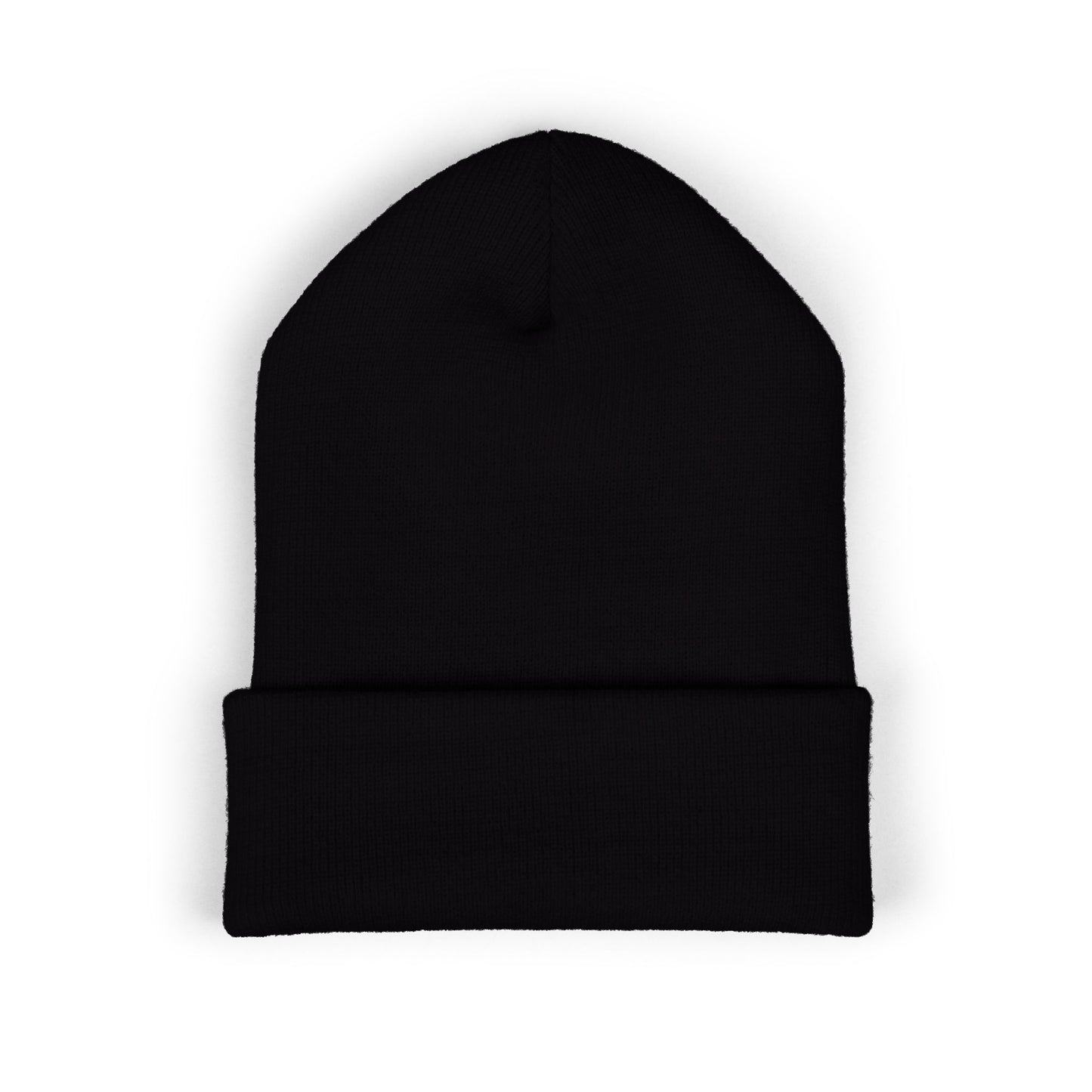 Classic Cuffed Beanie (White Embroidered LUX Logo)