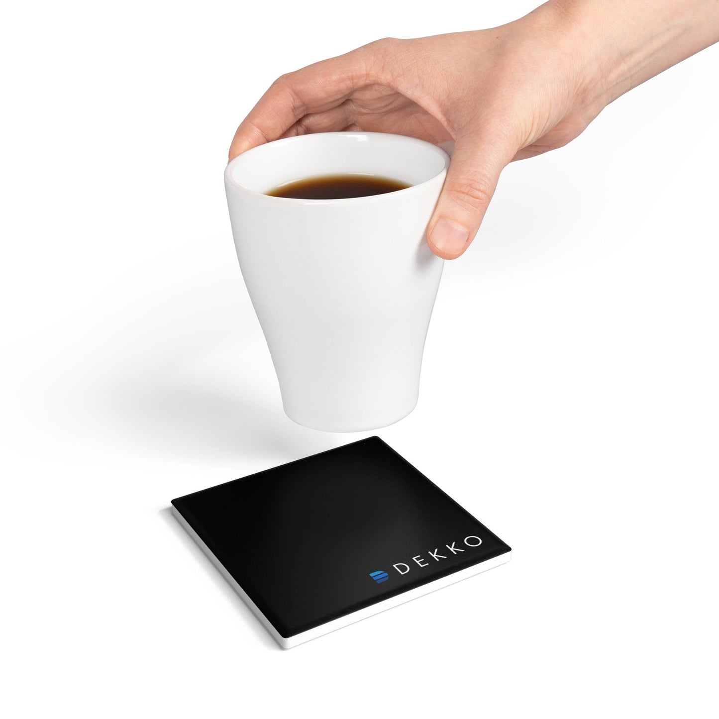 Black Ceramic Coaster