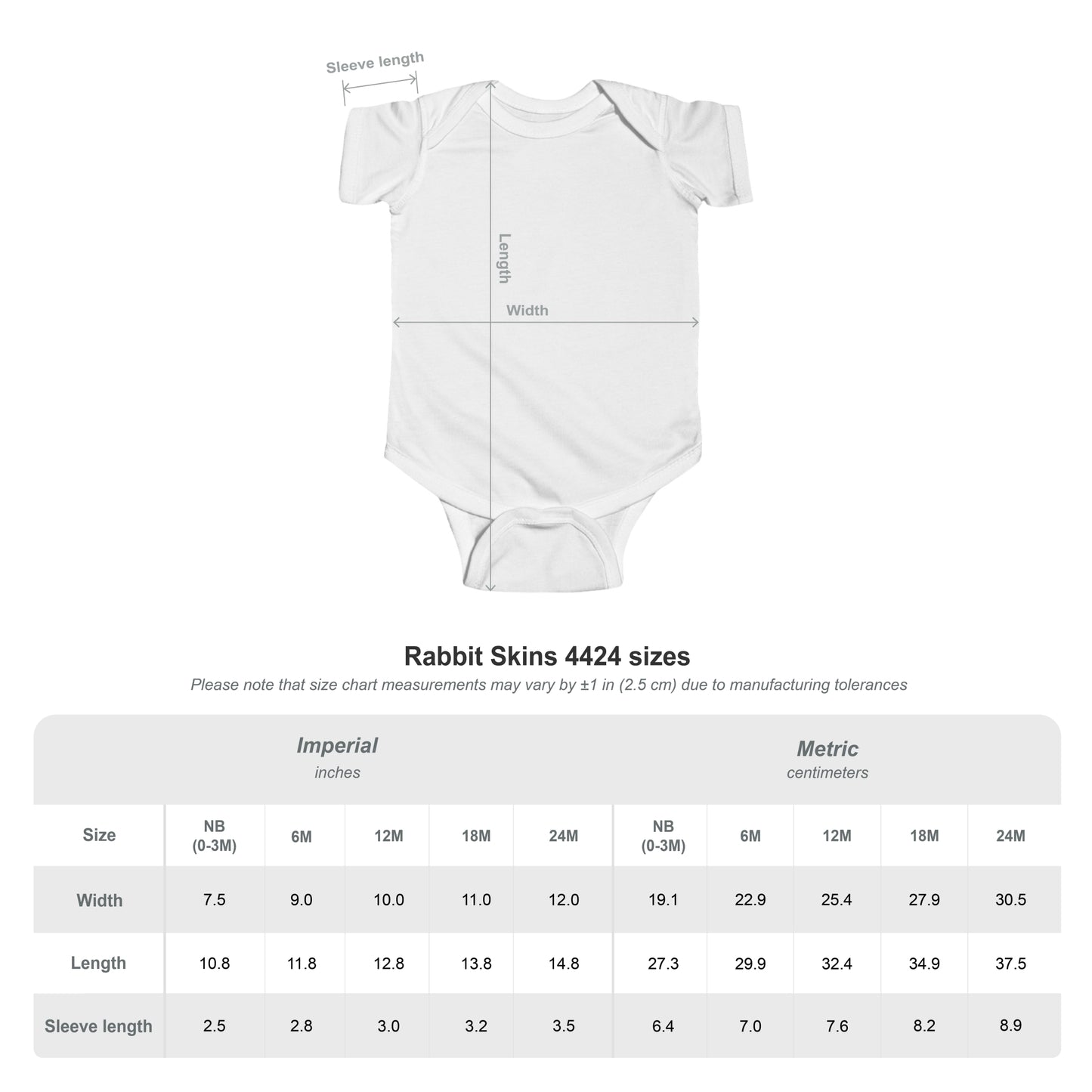 LUX Infant Bodysuit
