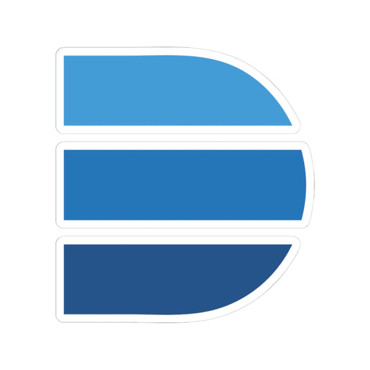 D Icon Sticker