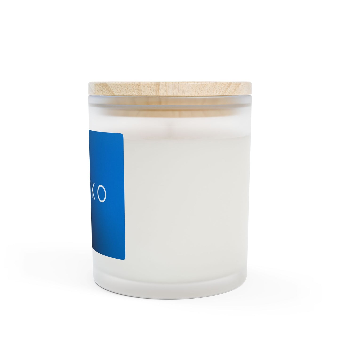 Frosted Glass Candle - 11oz (Dark Logo)