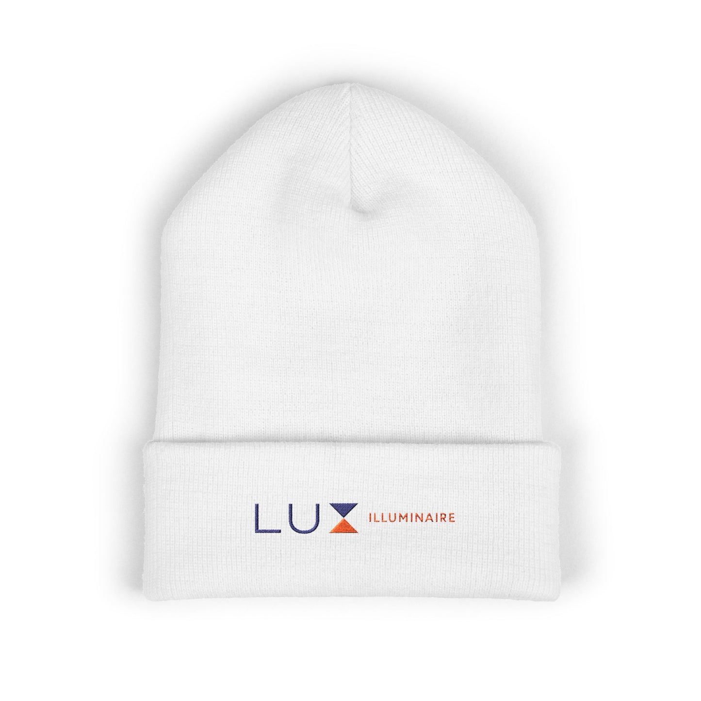 Classic Cuffed Beanie (Black Embroidered LUX Logo)