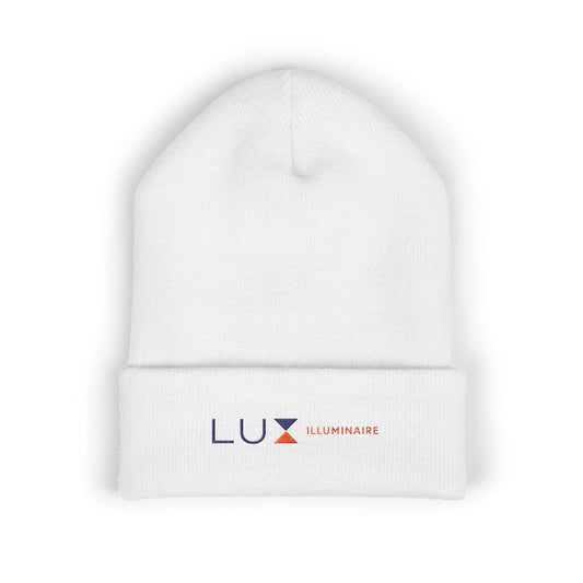 Classic Cuffed Beanie (Black Embroidered LUX Logo)