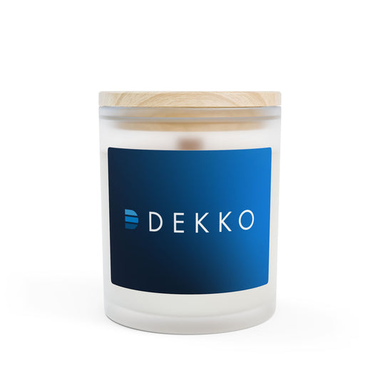 Frosted Glass Candle - 11oz (Dark Logo)