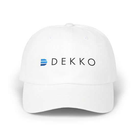 Classic Dad Cap with DEKKO Logo
